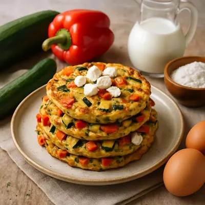 Mediterraner Gemüsepuff