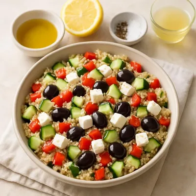 Mediterraner Quinoasalat