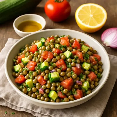 Türkischer Linsensalat