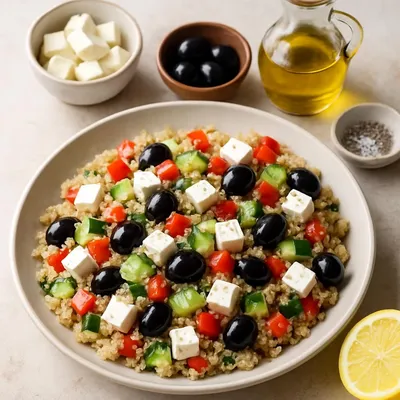 Mediterraner Quinoasalat