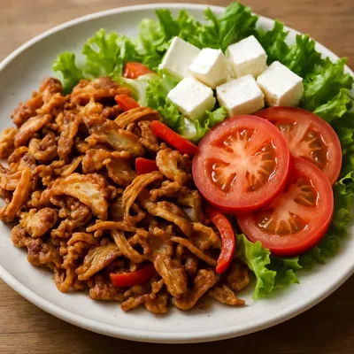 Dönerteller mit Schafskäse