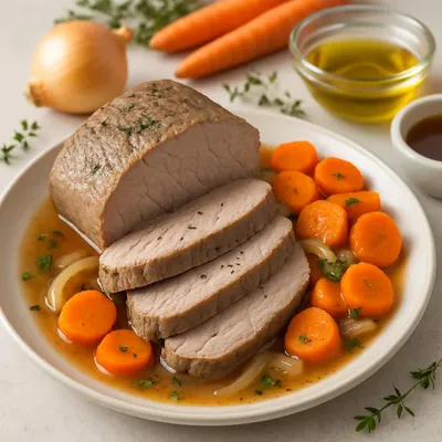 Kalorienarmer Rinderbraten