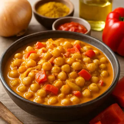 Indisches Kichererbsen-Curry