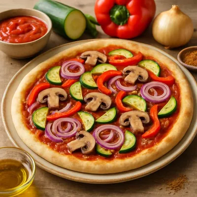 Türkische Pizza ohne Schafskäse und Fleisch