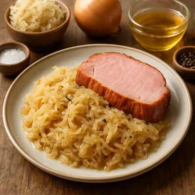 Kassler mit Sauerkraut