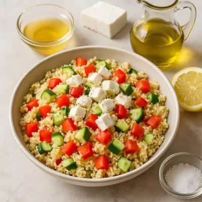 Mediterraner Couscous-Salat