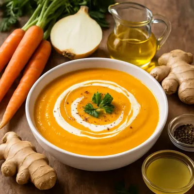 Karotten-Ingwer-Suppe