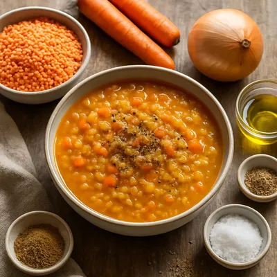 Schnelle Linsensuppe