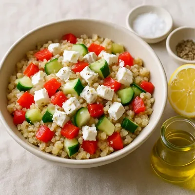 Mediterraner Quinoa-Salat