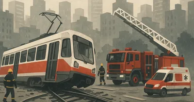 Schwerer Unfall mit Straßenbahn in Berlin: 20 Verletzte
