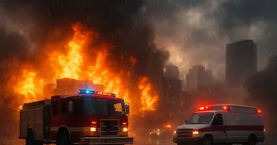 Aktuelle Ereignisse in Erlangen: Feueralarm, Unfälle und Unwetter