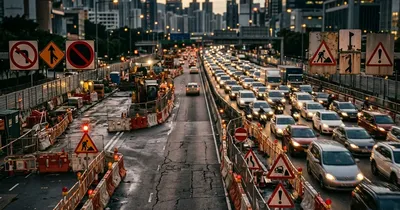 Verkehrsprobleme auf der B195: Vollsperrungen und Unfälle
