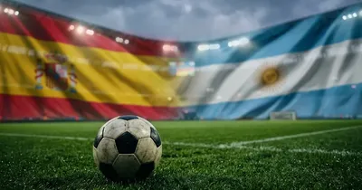 Spannung vor dem Fußball-Duell zwischen Spanien und Argentinien