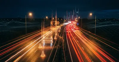 Verkehrsbehinderungen durch Schwertransporte auf deutschen Autobahnen