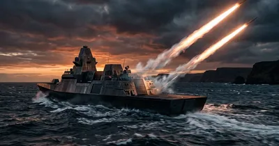 Russisches Kriegsschiff mit Hyperschallraketen vor der deutschen Küste